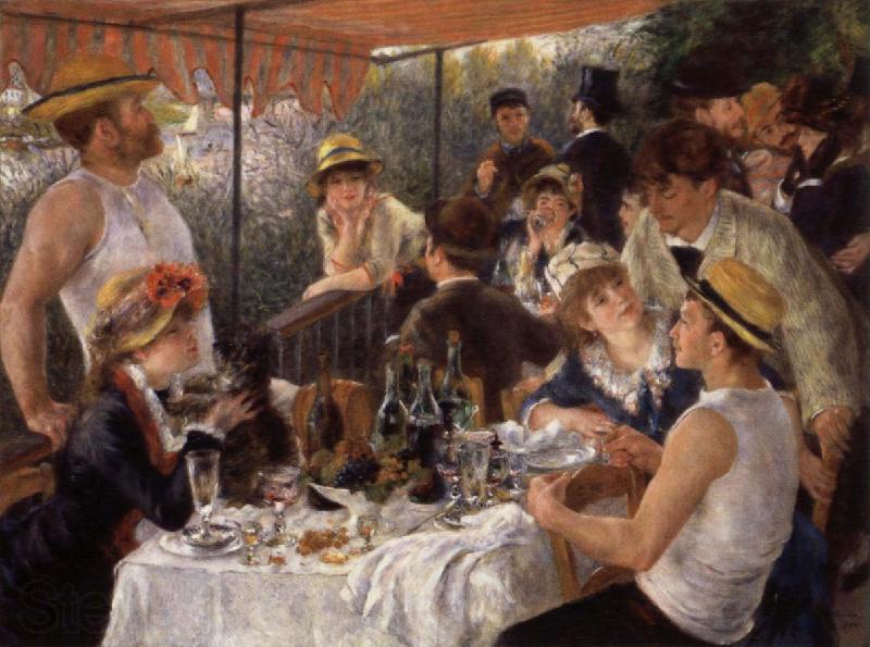 Pierre Renoir The Luncheon of the Boating Party Norge oil painting art